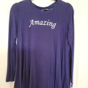 Cozy Long sleeve dress/Shirt